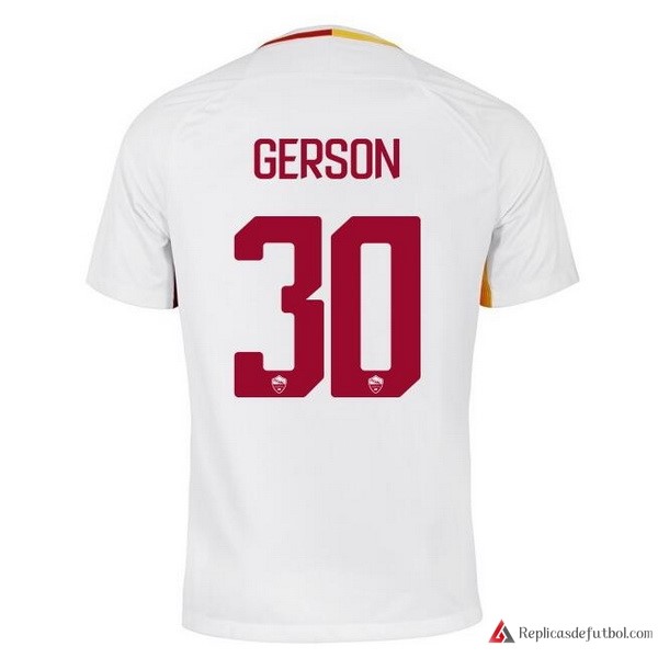 Camiseta AS Roma Segunda equipación Gerson 2017-2018